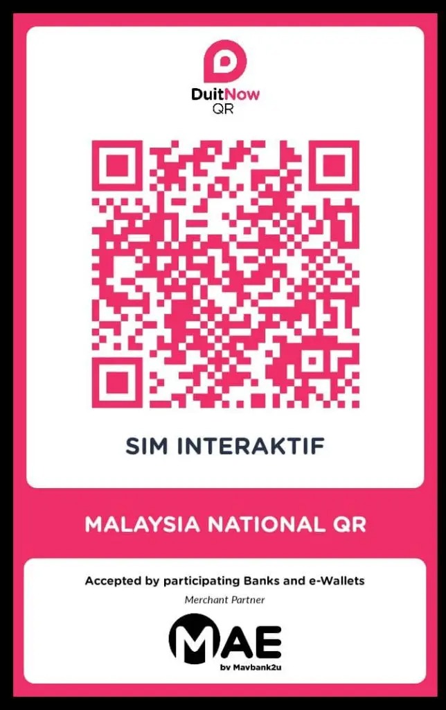 QR DuitNow SIM INTERAKTIF